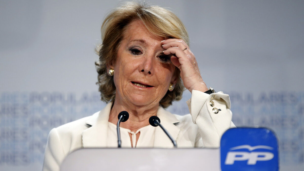 Esperanza Aguirre dimite por el caso de Ignacio González