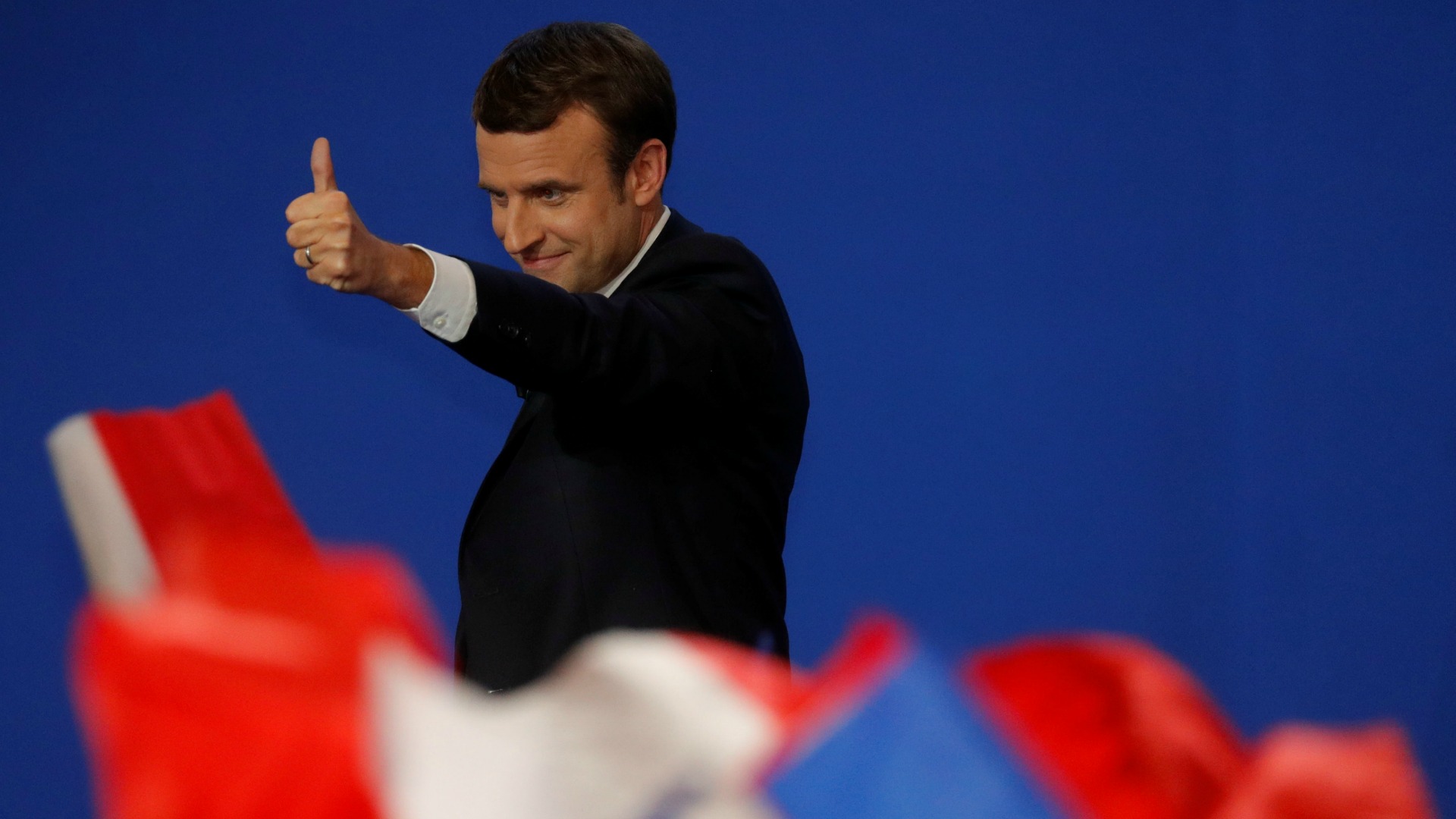 Europa confía en que Macron se convierta en el próximo presidente de Francia