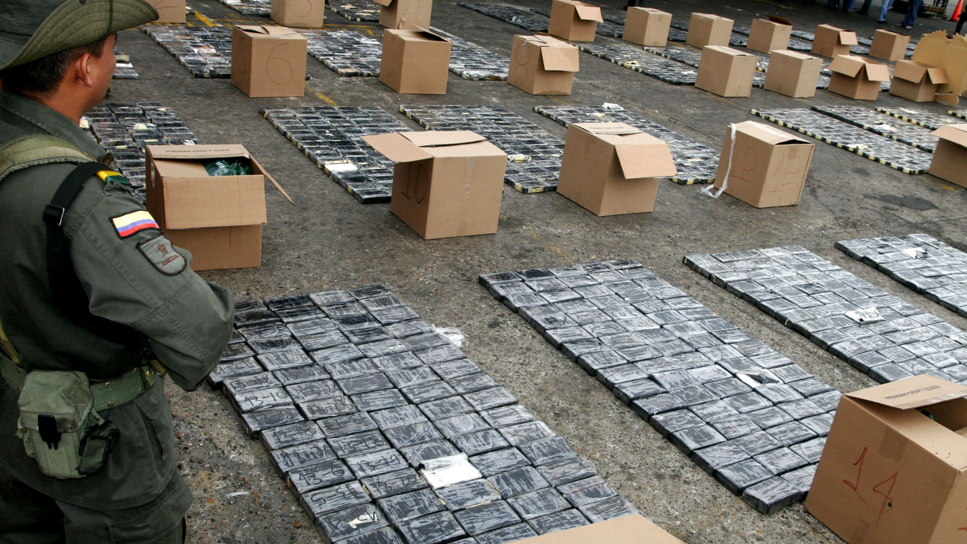 Incautan en Colombia más de seis toneladas de cocaína con destino a España