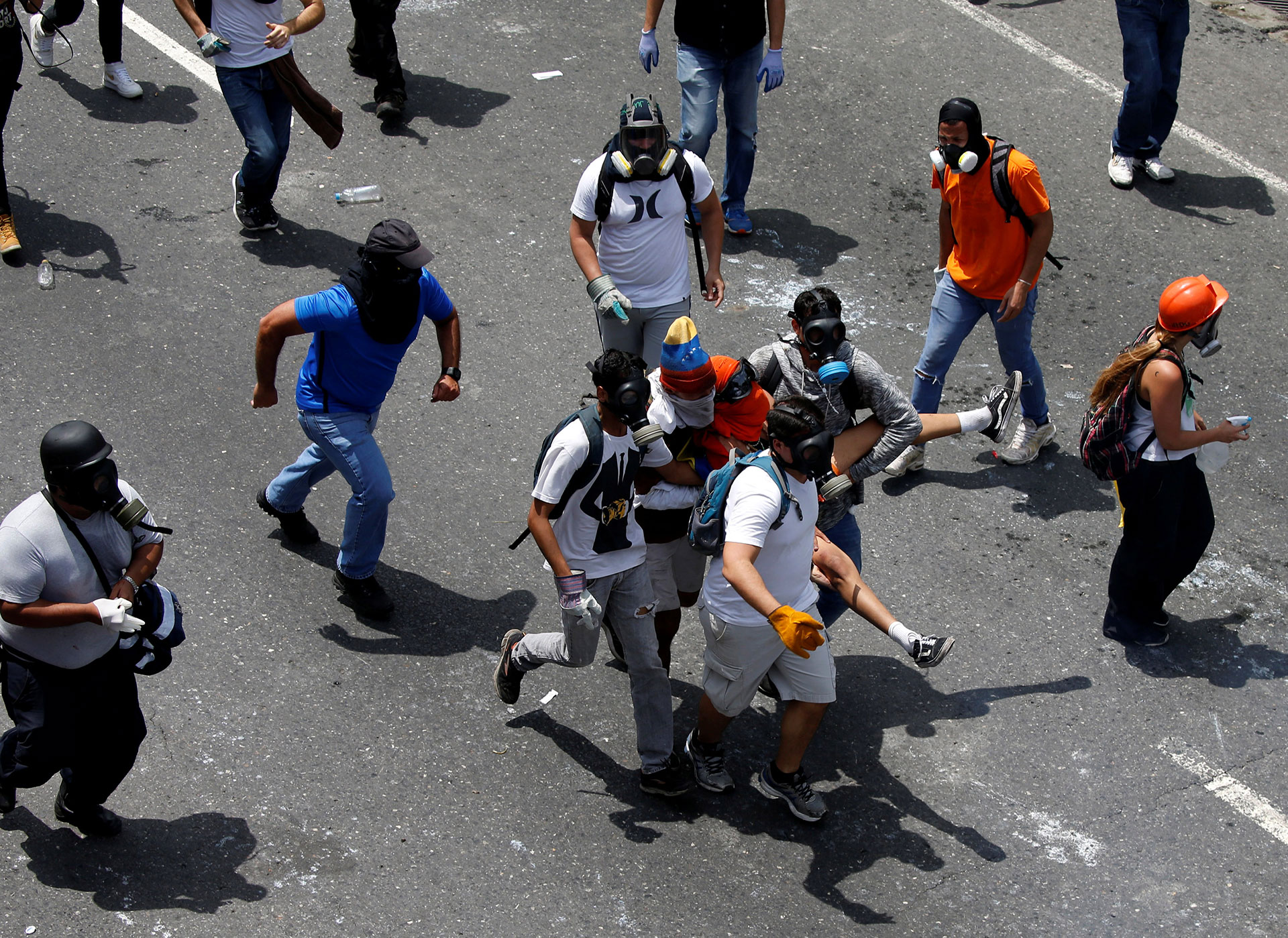 La 'madre de todas las marchas' de Venezuela, en imágenes 16