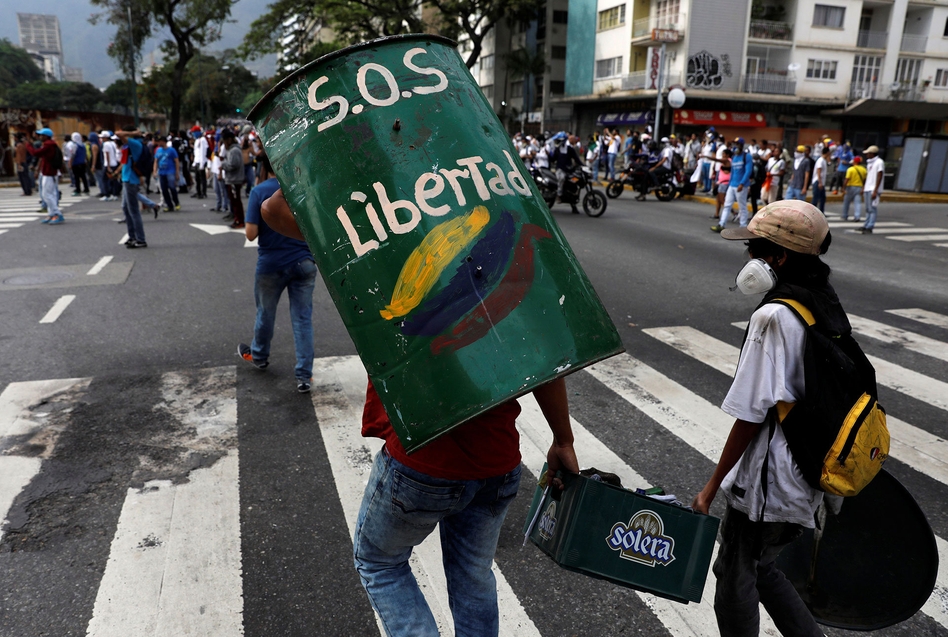 La 'madre de todas las marchas' de Venezuela, en imágenes 18