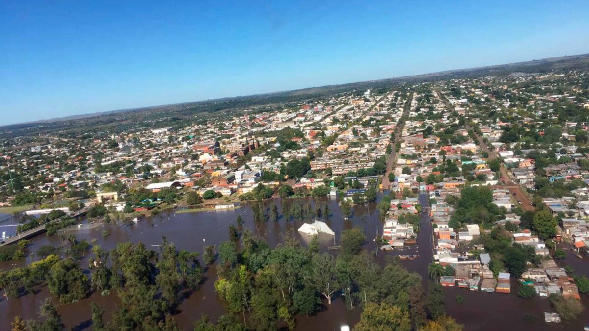 Las inundaciones en Uruguay se saldan con más de 600 evacuados