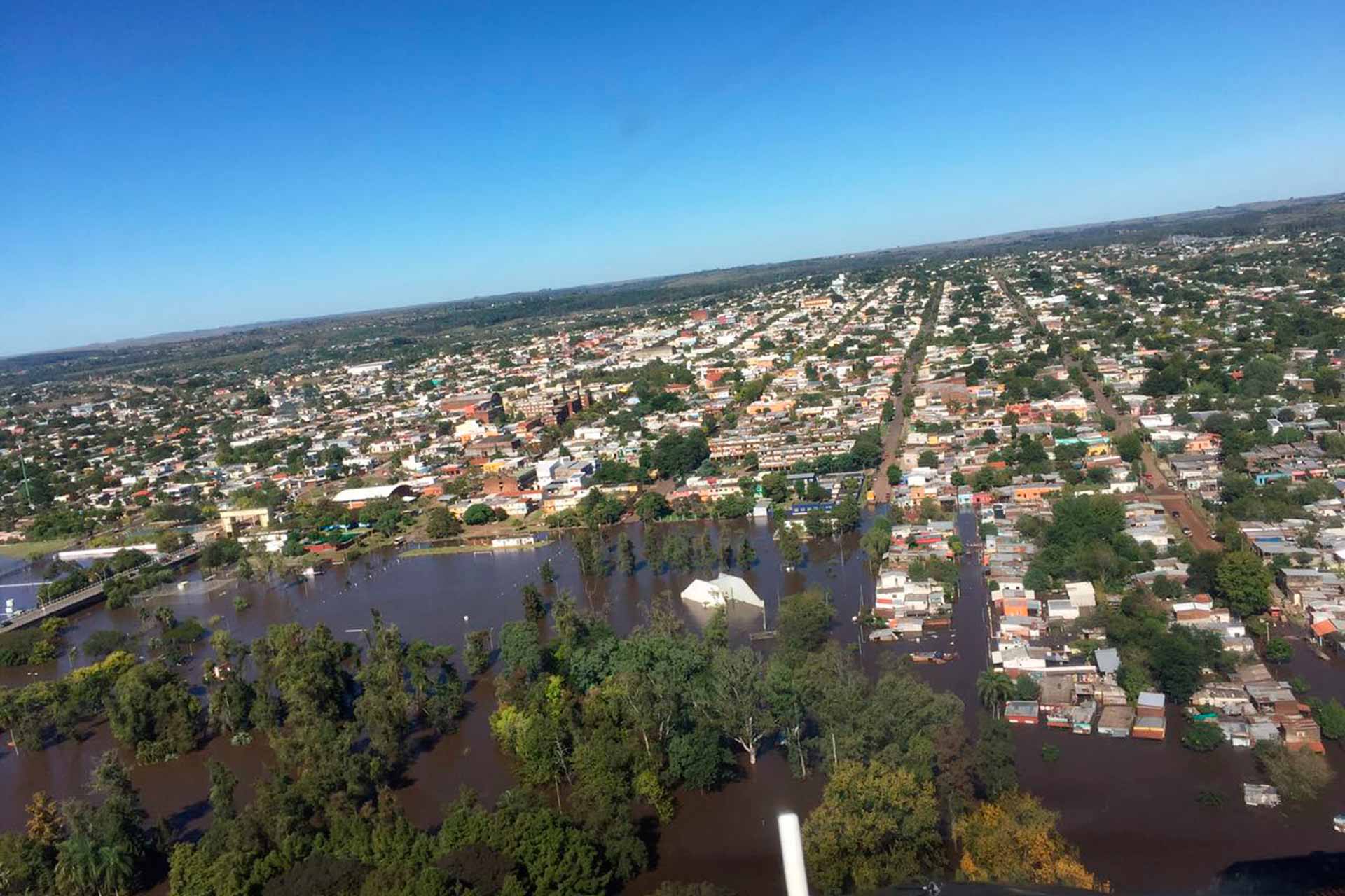 Las inundaciones en Uruguay se saldan con más de 600 evacuados