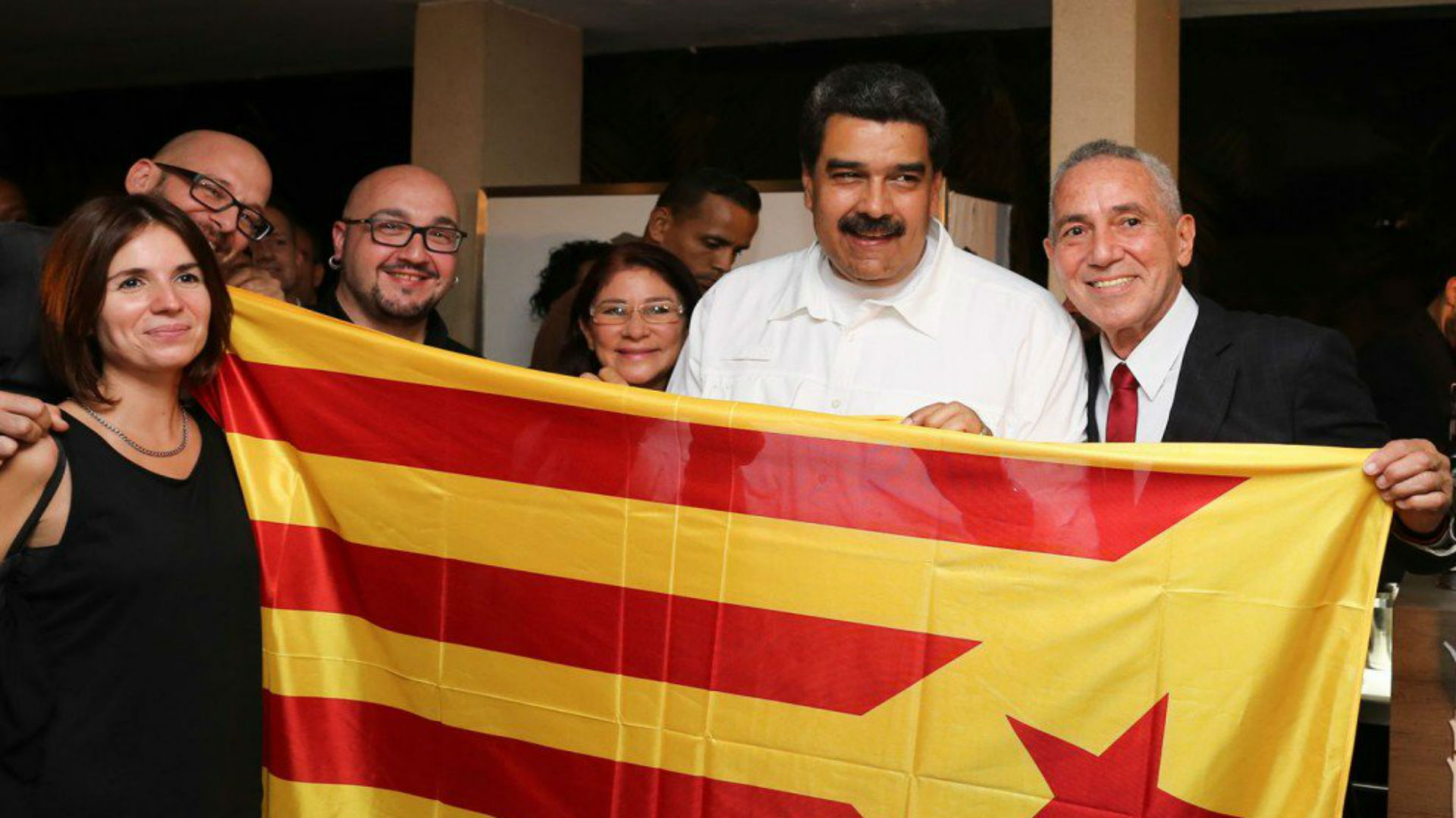 Maduro es el primer presidente que apoya el proceso independentista catalán