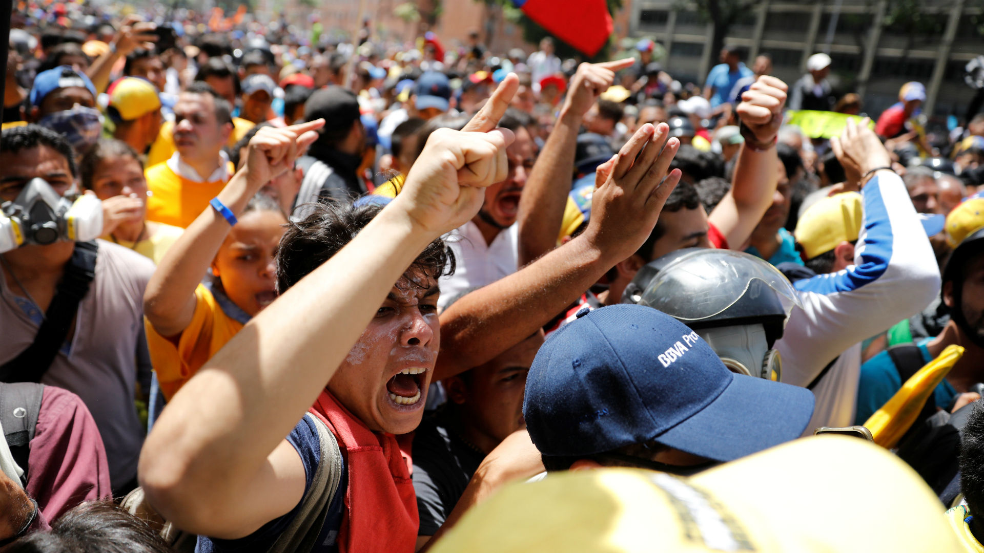 La represión contra los manifestantes en Venezuela deja más de 50 heridos