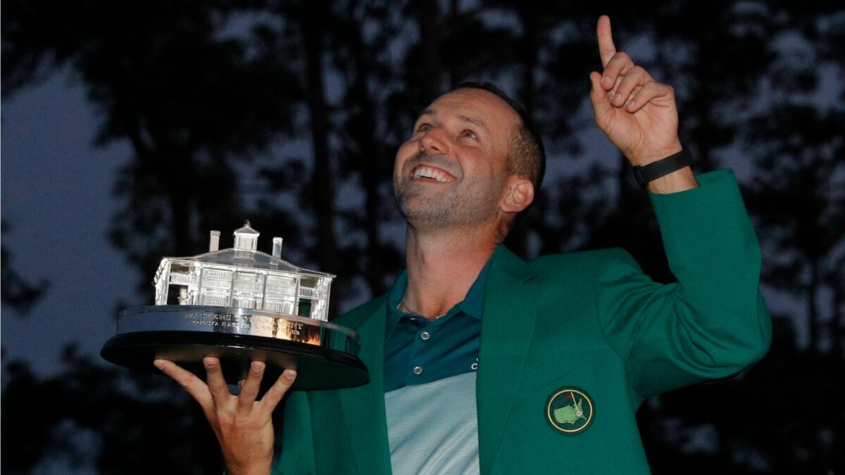 Sergio García emula a sus ídolos y conquista el Masters de Augusta de golf