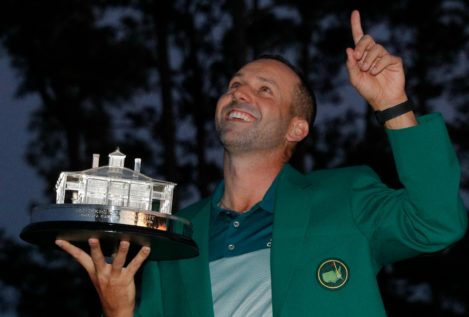Sergio García emula a sus ídolos y conquista el Masters de Augusta de golf