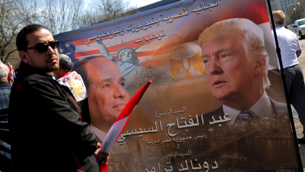 Trump declara su apoyo al presidente egipcio y promete más cooperación militar 1