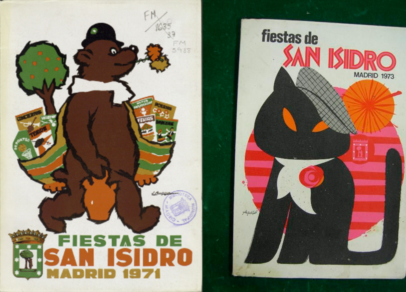 Carteles de San Isidro, un revelador paseo por la estética de cada época 10