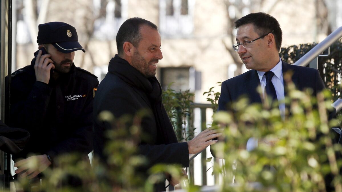 Detenido el expresidente del Barça Sandro Rosell por blanqueo de capitales