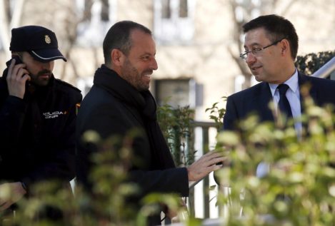 Detenido el expresidente del Barça Sandro Rosell por blanqueo de capitales