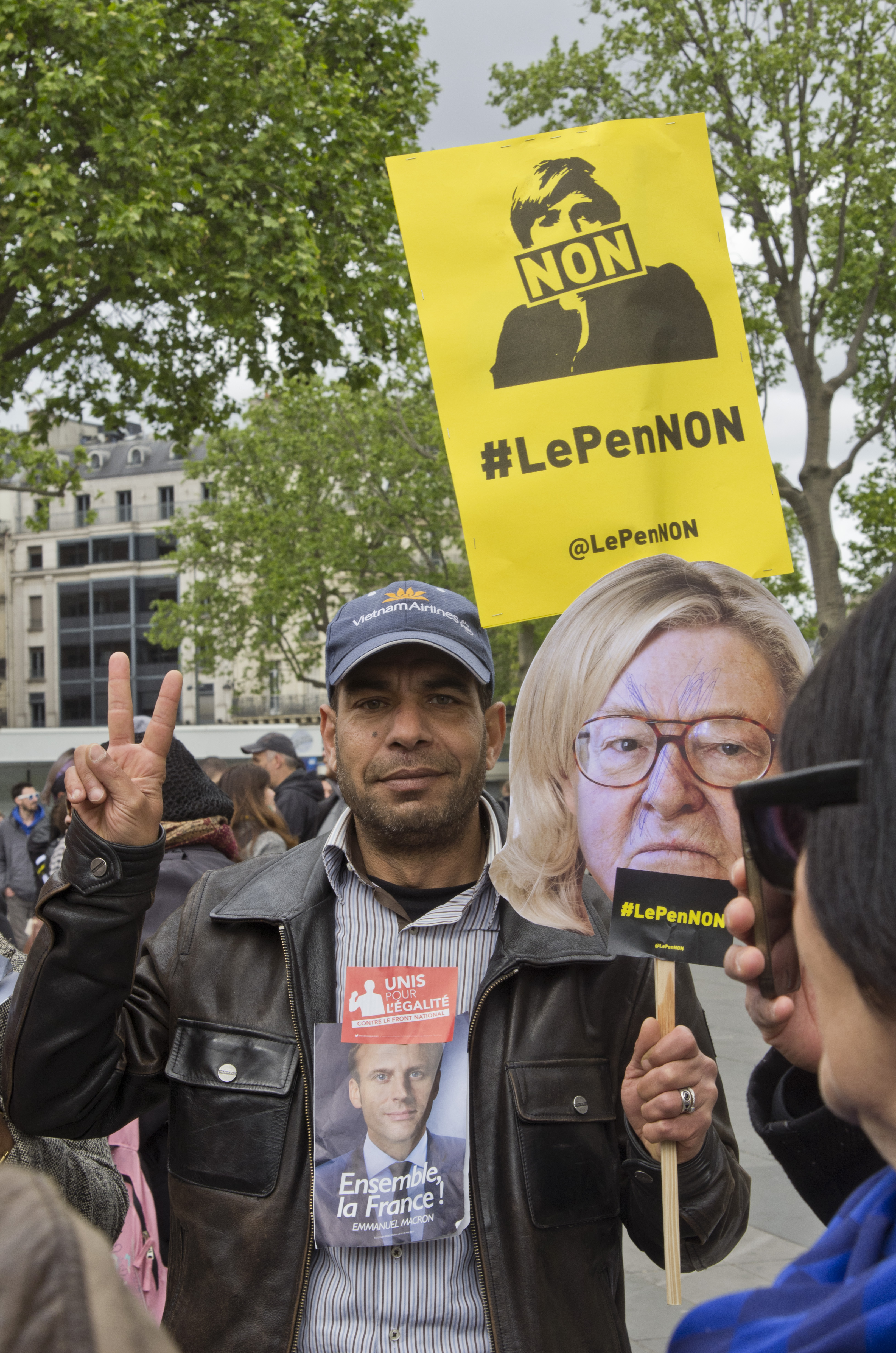 El No a Marine Le Pen en las calles de Paris 3