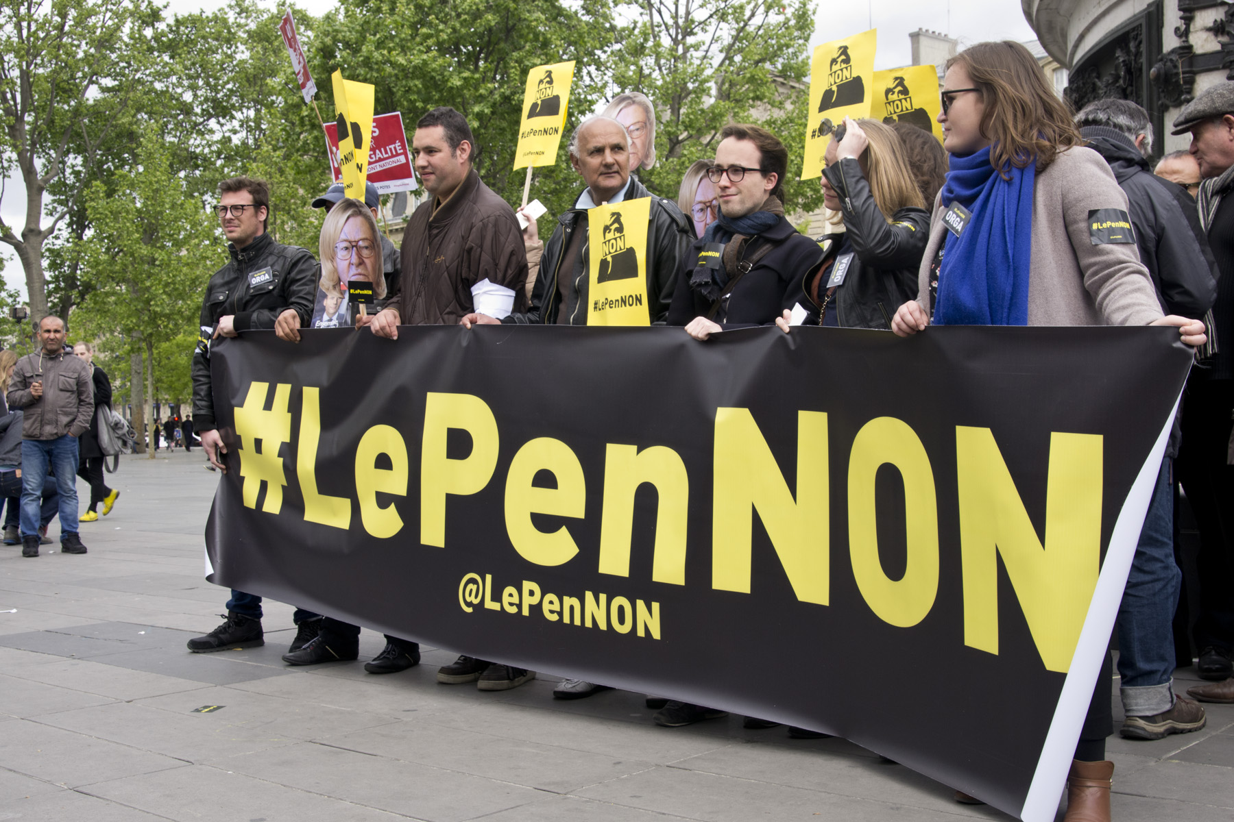 El No a Marine Le Pen en las calles de Paris 4
