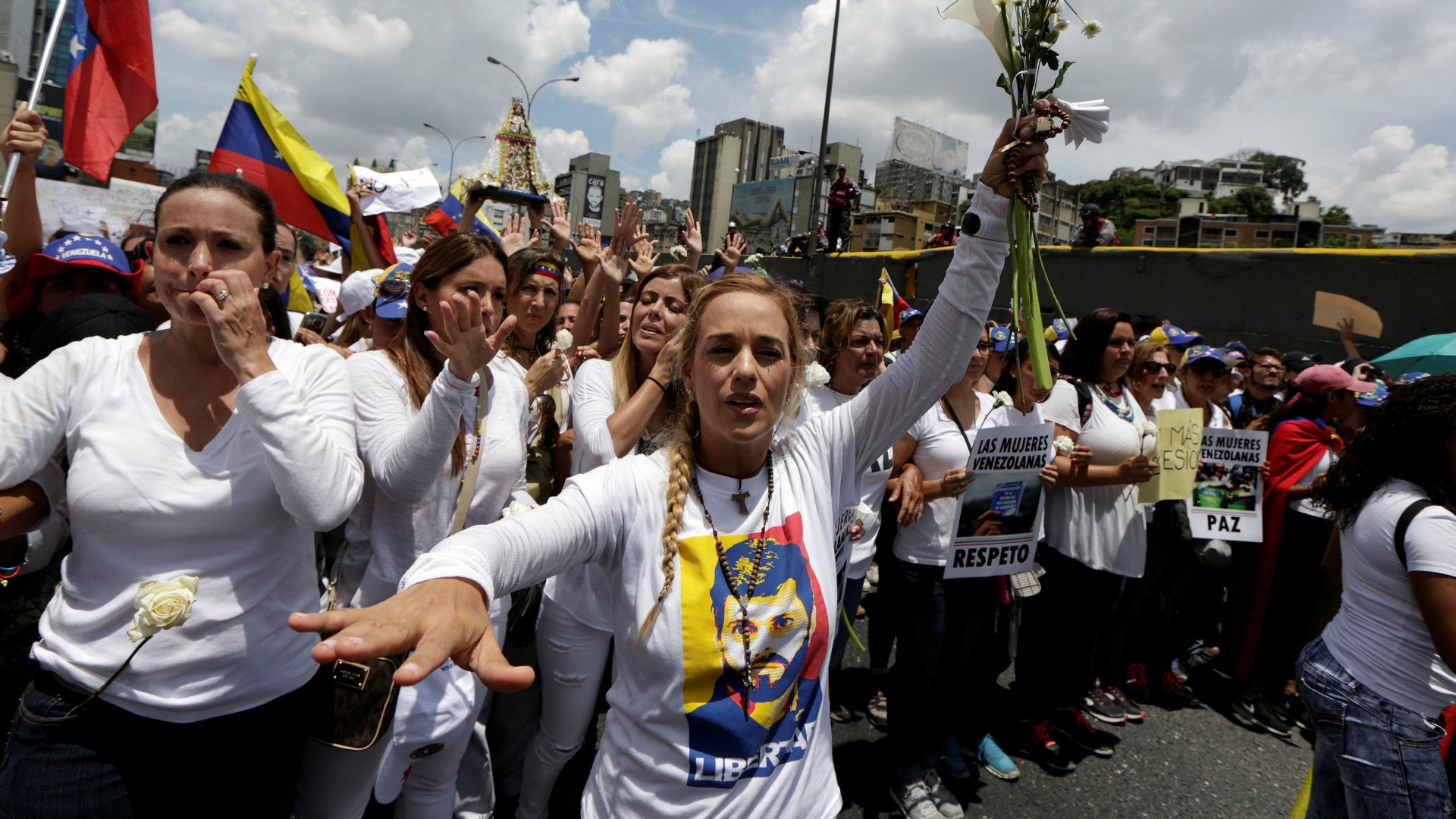 El opositor Leopoldo López pide a los venezolanos continuar con las protestas