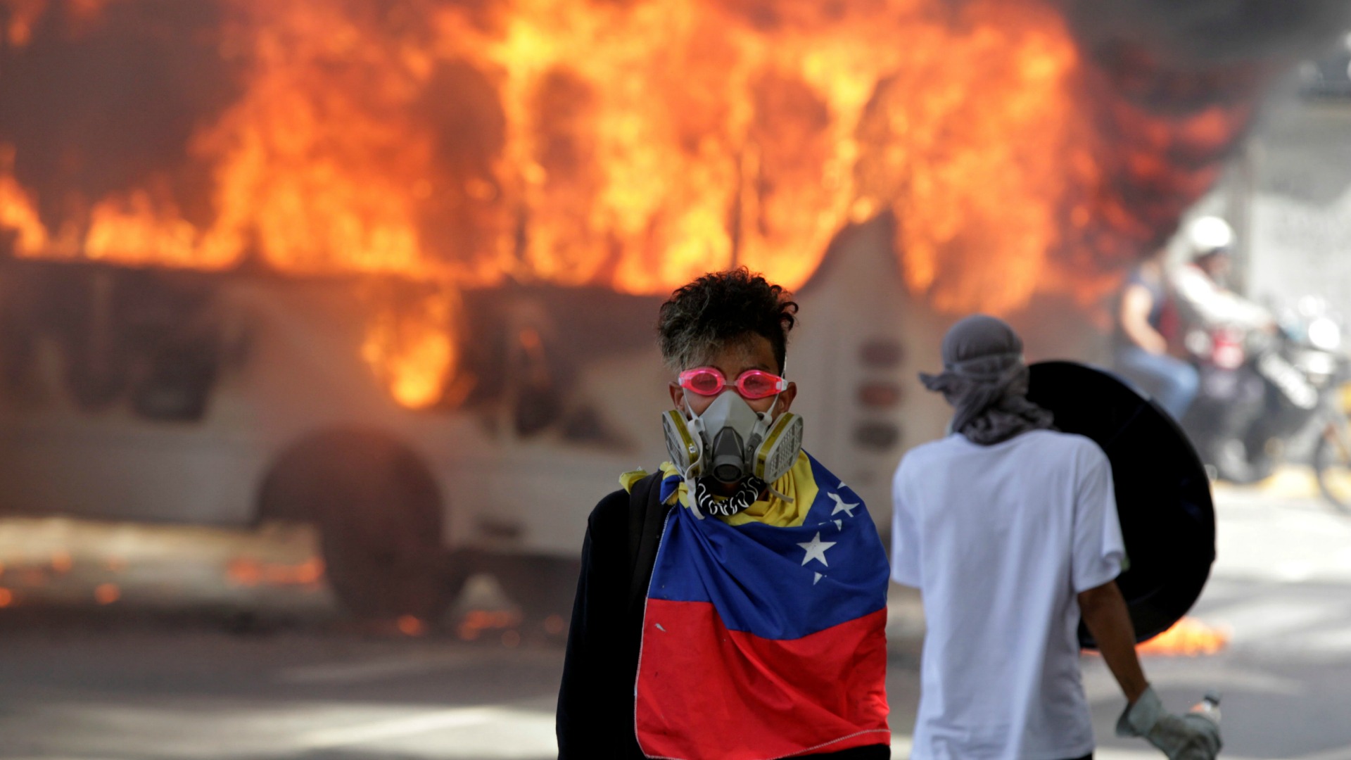 Los venezolanos salen de nuevo a la calle para protestar contra Maduro