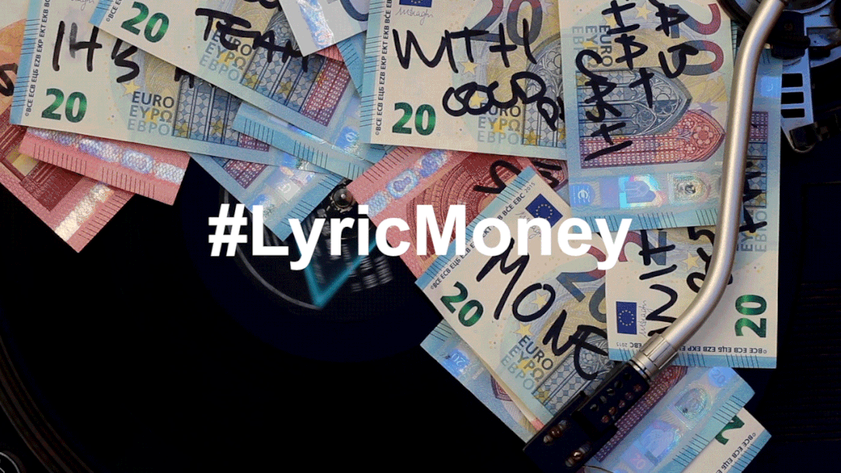 #LyricMoney, 825 euros para reflexionar sobre el valor del dinero