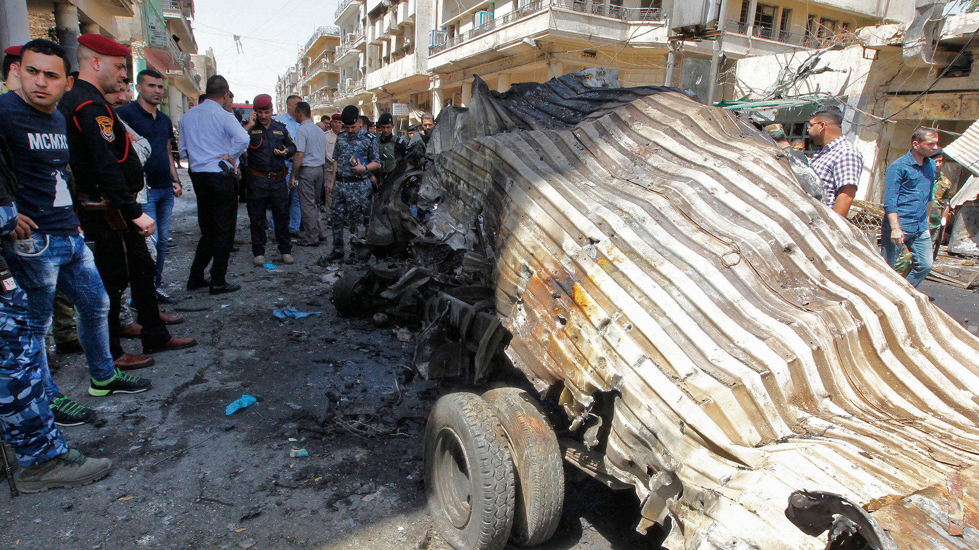 Más de 25 muertos en dos atentados con coche bomba en Bagdad