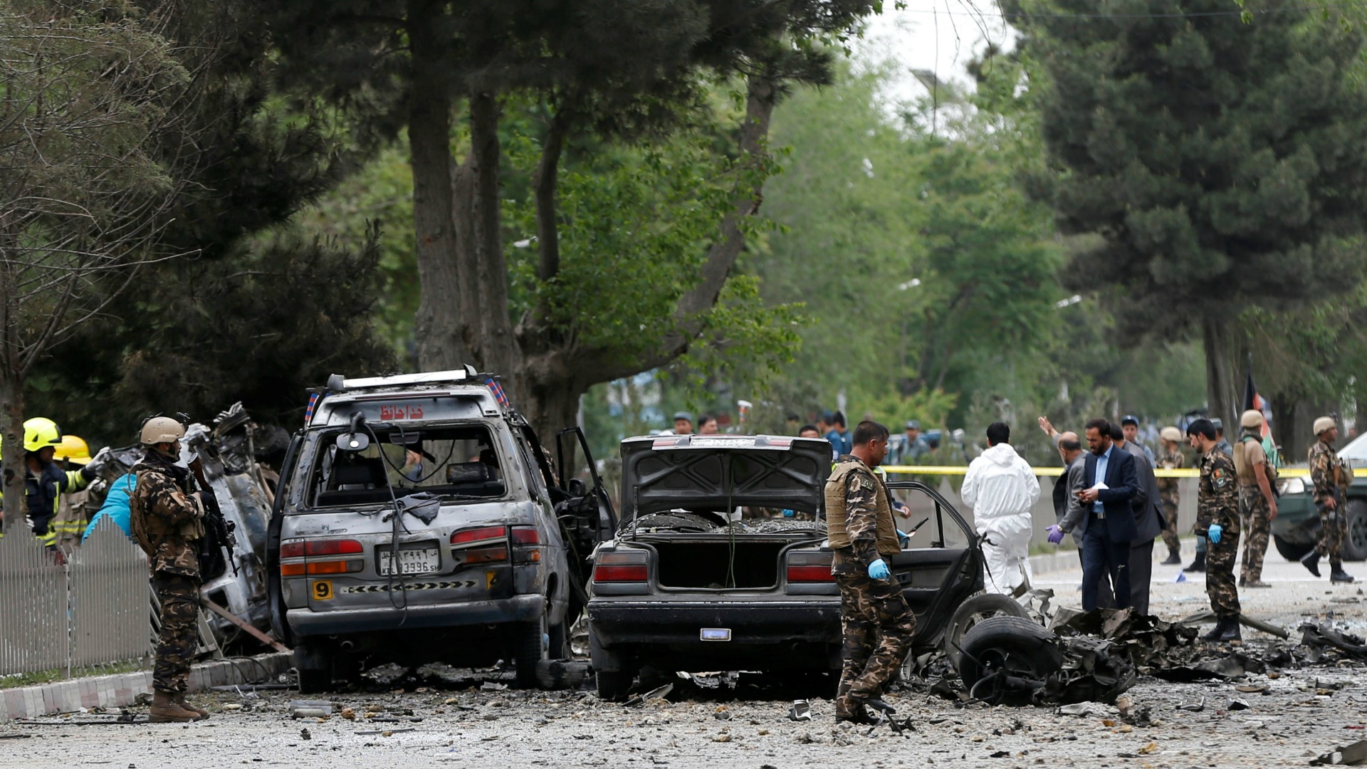 Ocho muertos en un atentado contra un convoy de las fuerzas internacionales en Kabul
