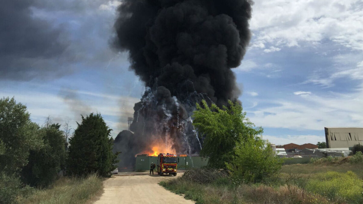 Varios heridos tras una explosión en una planta química en Arganda del Rey