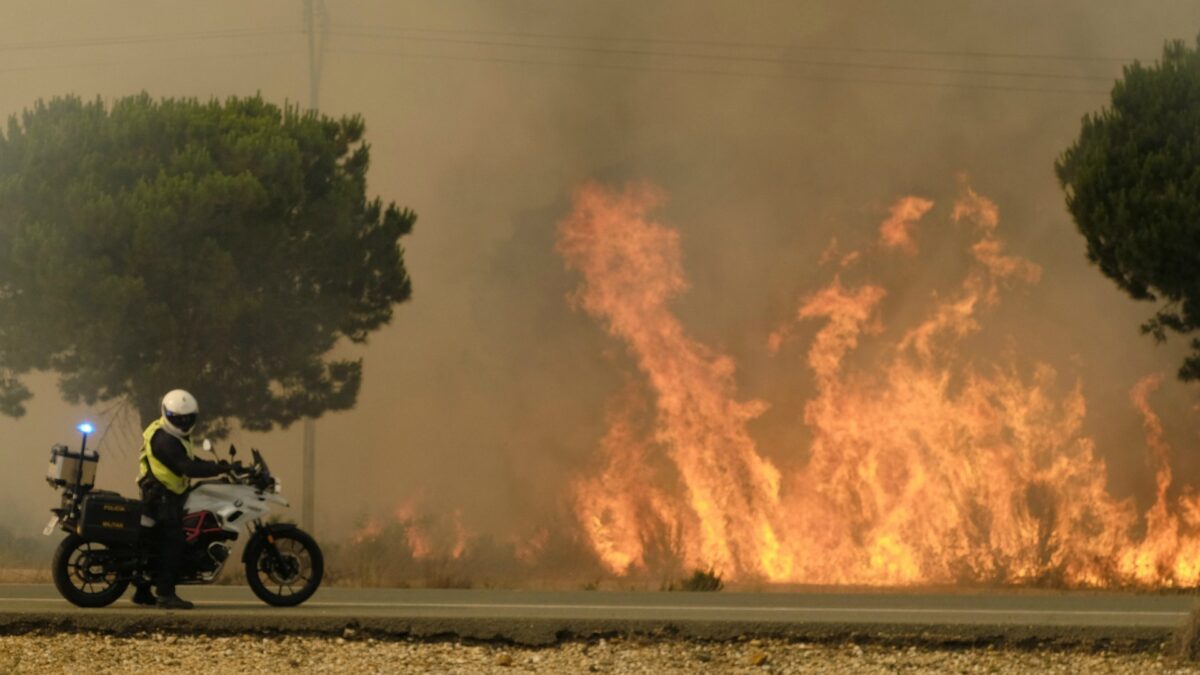 Todos los focos del incendio de Doñana están ya perimetrados