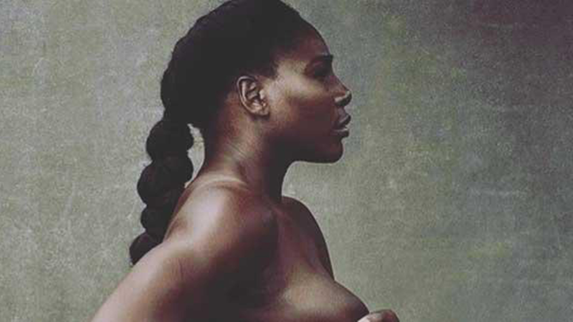 El posado más sensual de Serena Williams, desnuda y embarazada