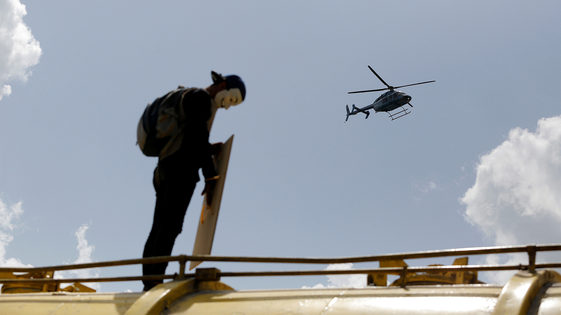 Encuentran el helicóptero desde el que atacaron varias instituciones en Caracas