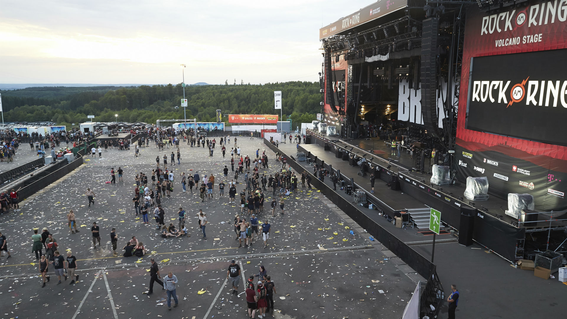 Evacúan un festival de rock en Alemania por un posible atentado terrorista