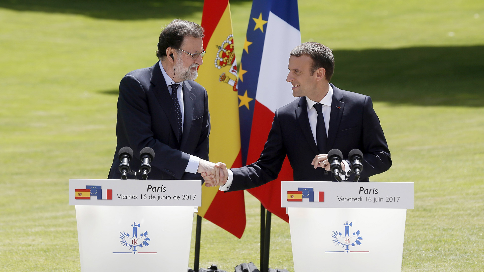 Macron sobre Cataluña: «Solo conozco un socio, España entera»