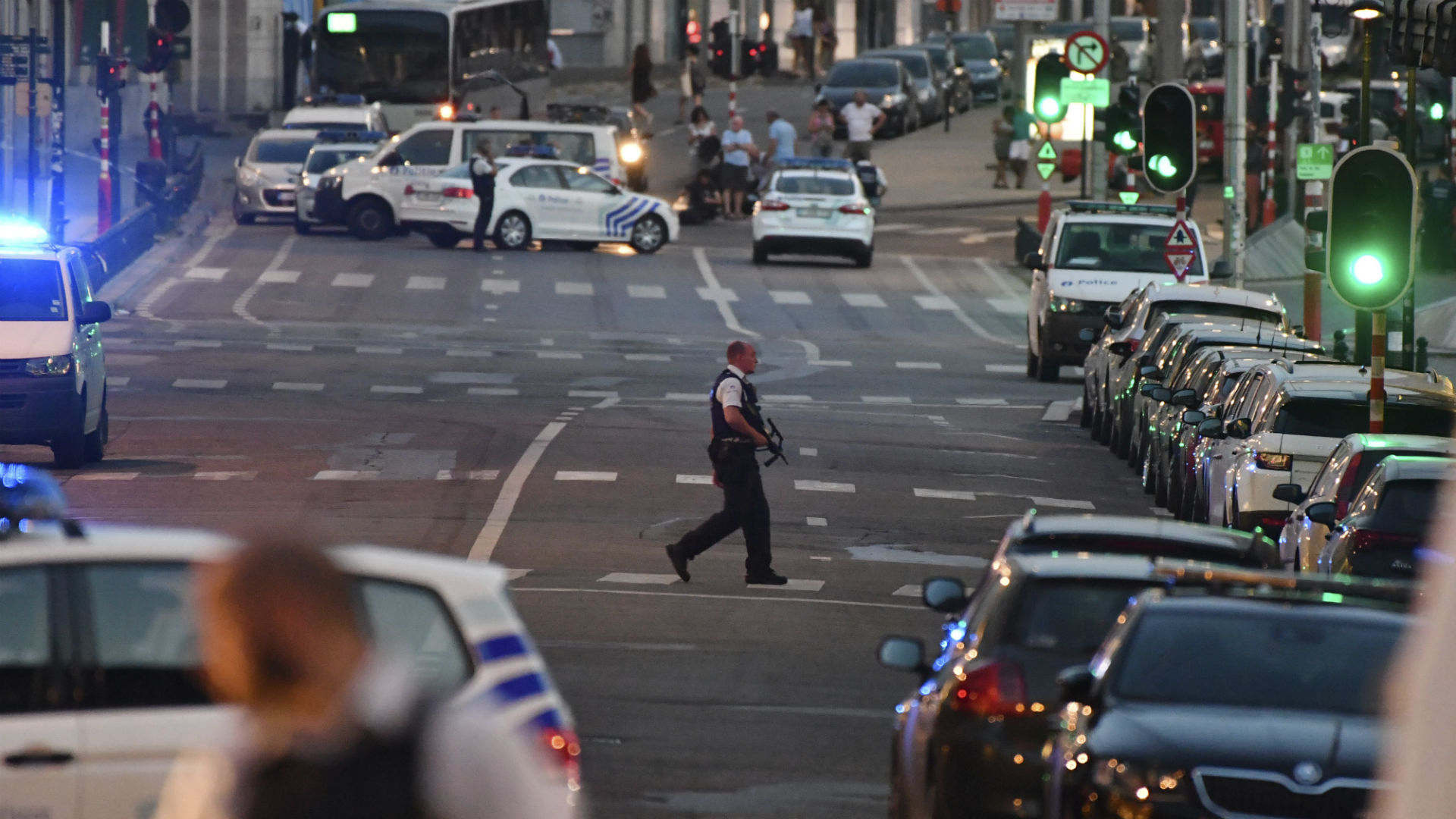 Un muerto en el atentado terrorista frustrado en el centro de Bruselas