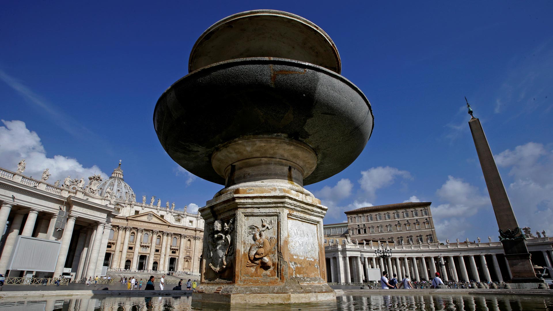 El Vaticano apaga sus fuentes para que Roma ahorre agua