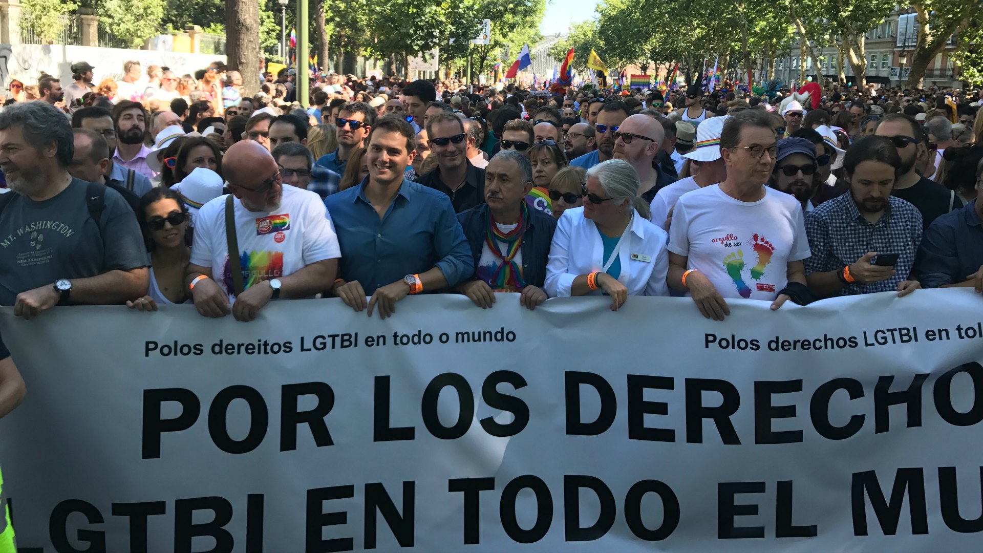 La WorldPride marcha por Madrid festiva y blindada 2