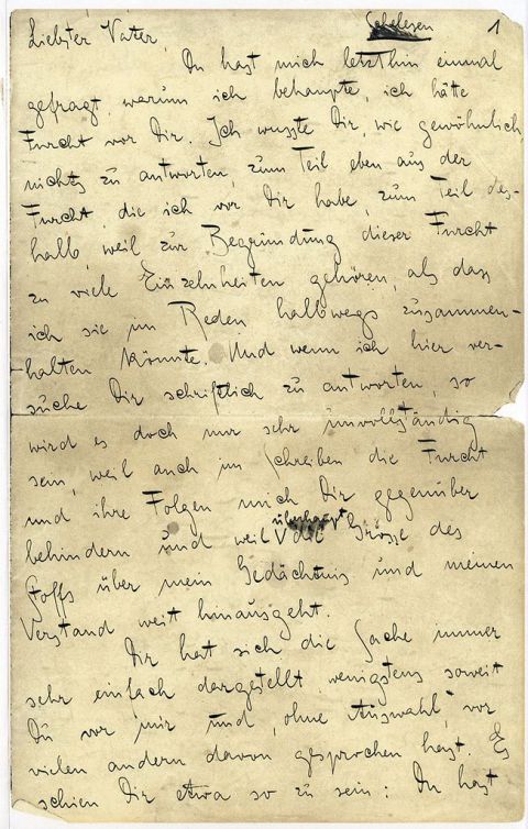 Literatura a la carta: La abultada correspondencia de Franz Kafka 1