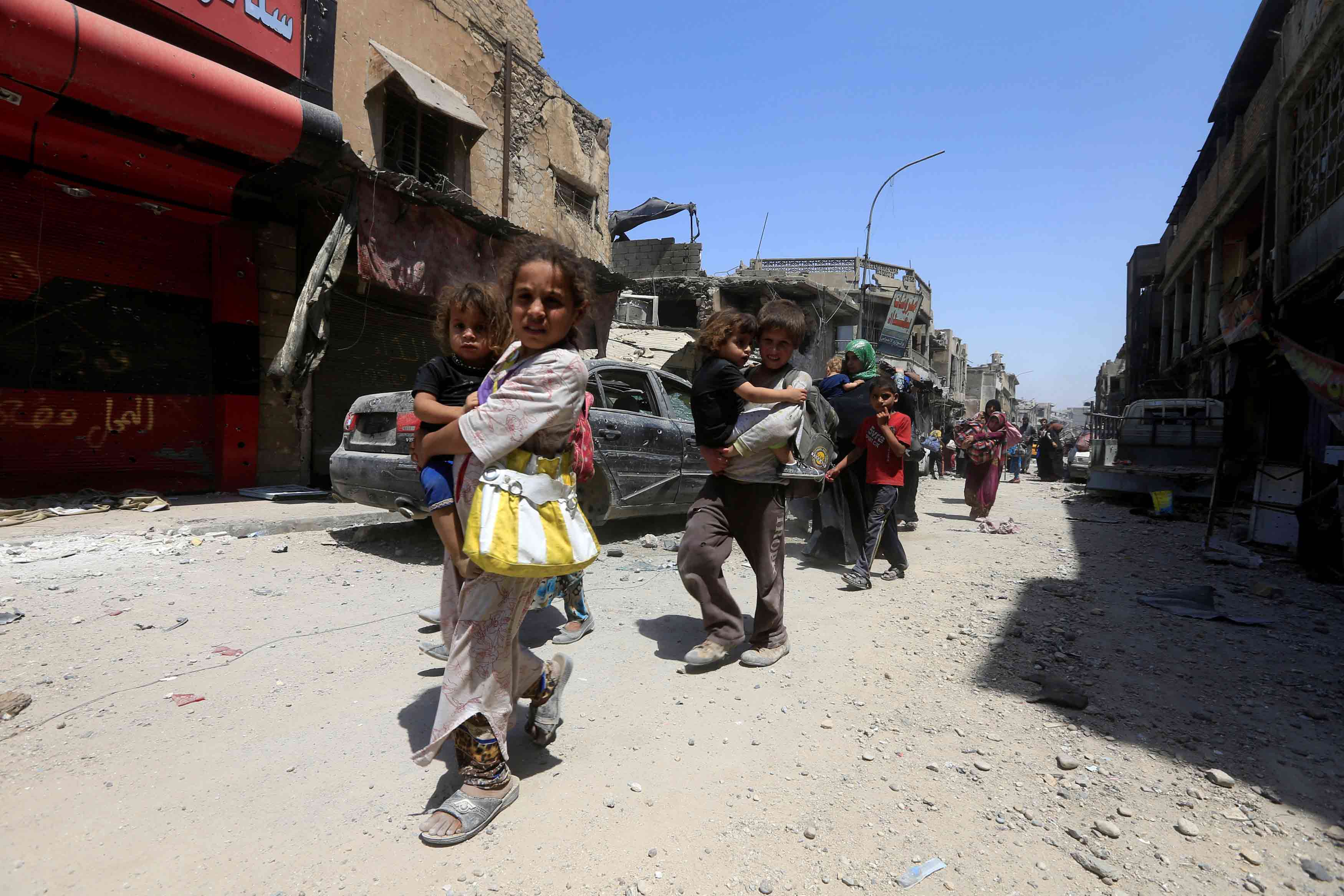 Los niños que huyen del EI en Mosul necesitarán "ayuda psicológica durante años" 1