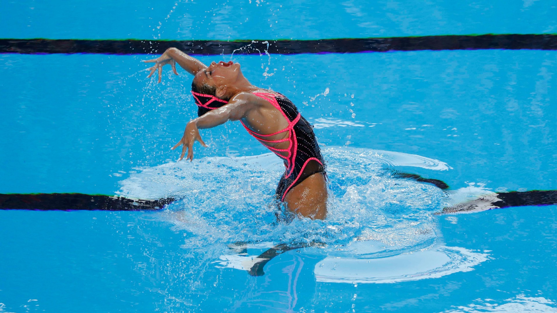 Ona Carbonell iguala con una plata el récord de Mengual en natación sincronizada