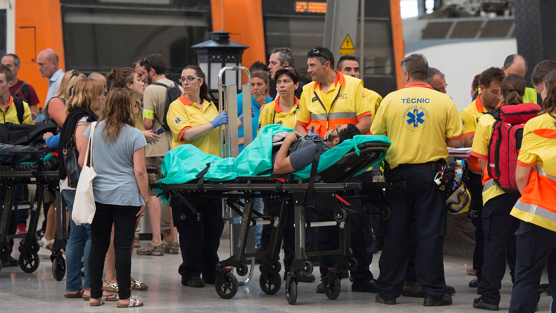 Un accidente en la Estación de Francia en Barcelona deja al menos 50 heridos