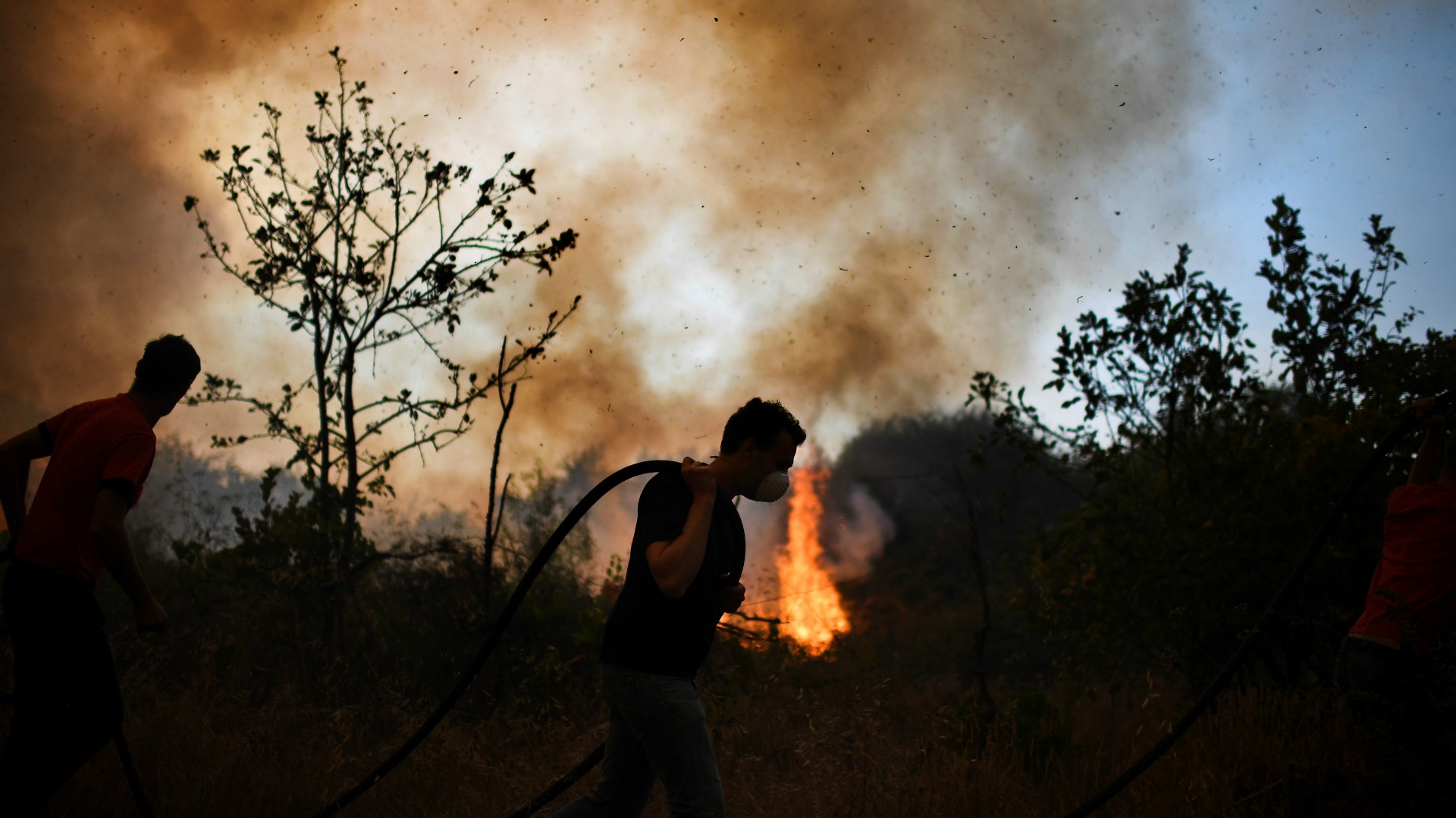 Al menos 11 incendios forestales activos mantienen en alerta a Portugal 1