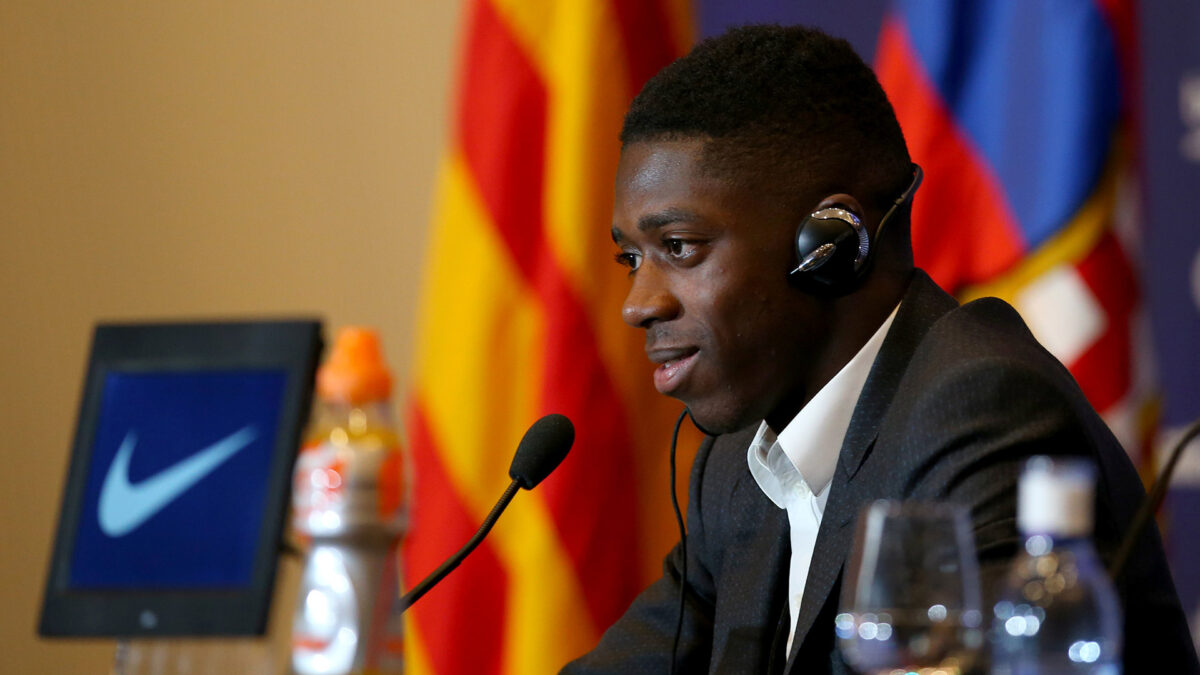 El Barça presenta a Dembélé, su nuevo dorsal 11 tras la marcha de Neymar