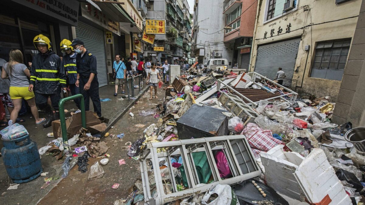 El tifón más dañino de la temporada deja al menos 12 muertos en China