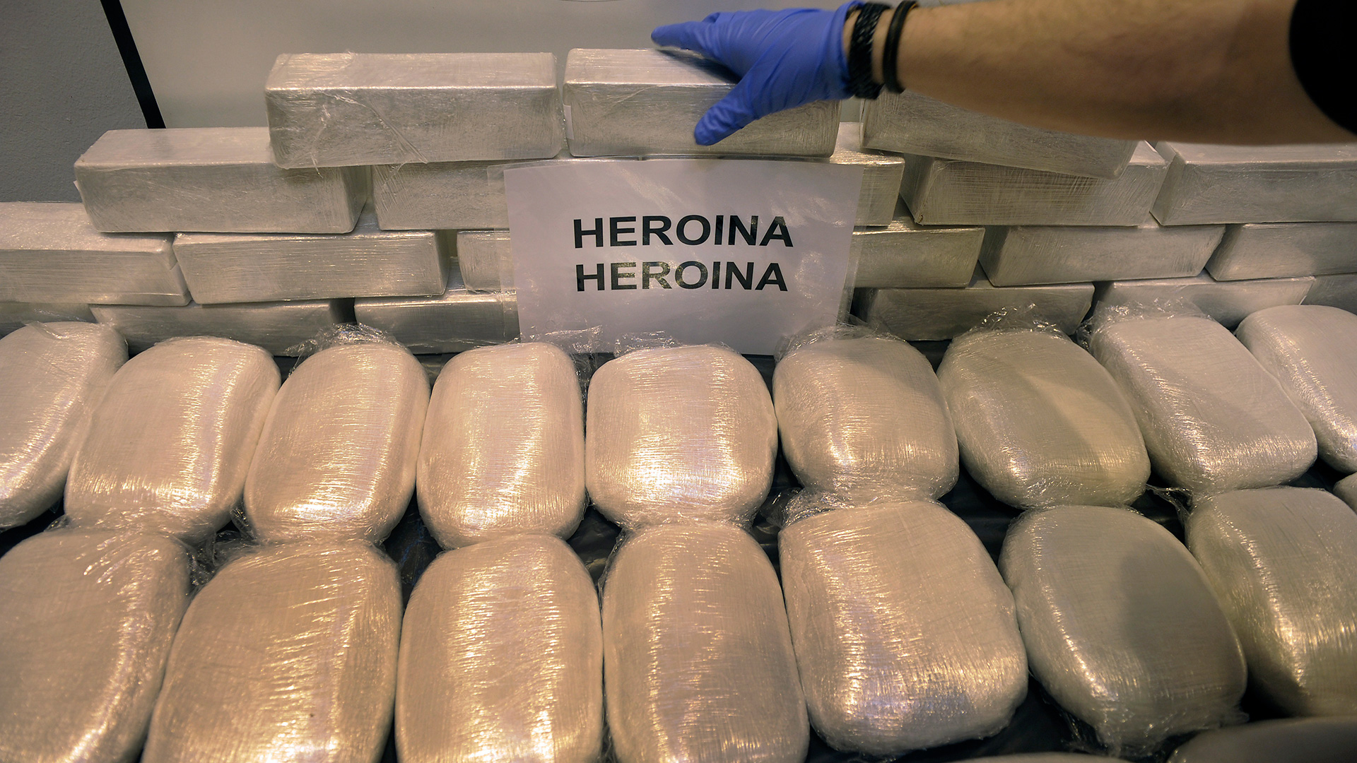 Incautada en España la mayor cantidad de heroína de los últimos años