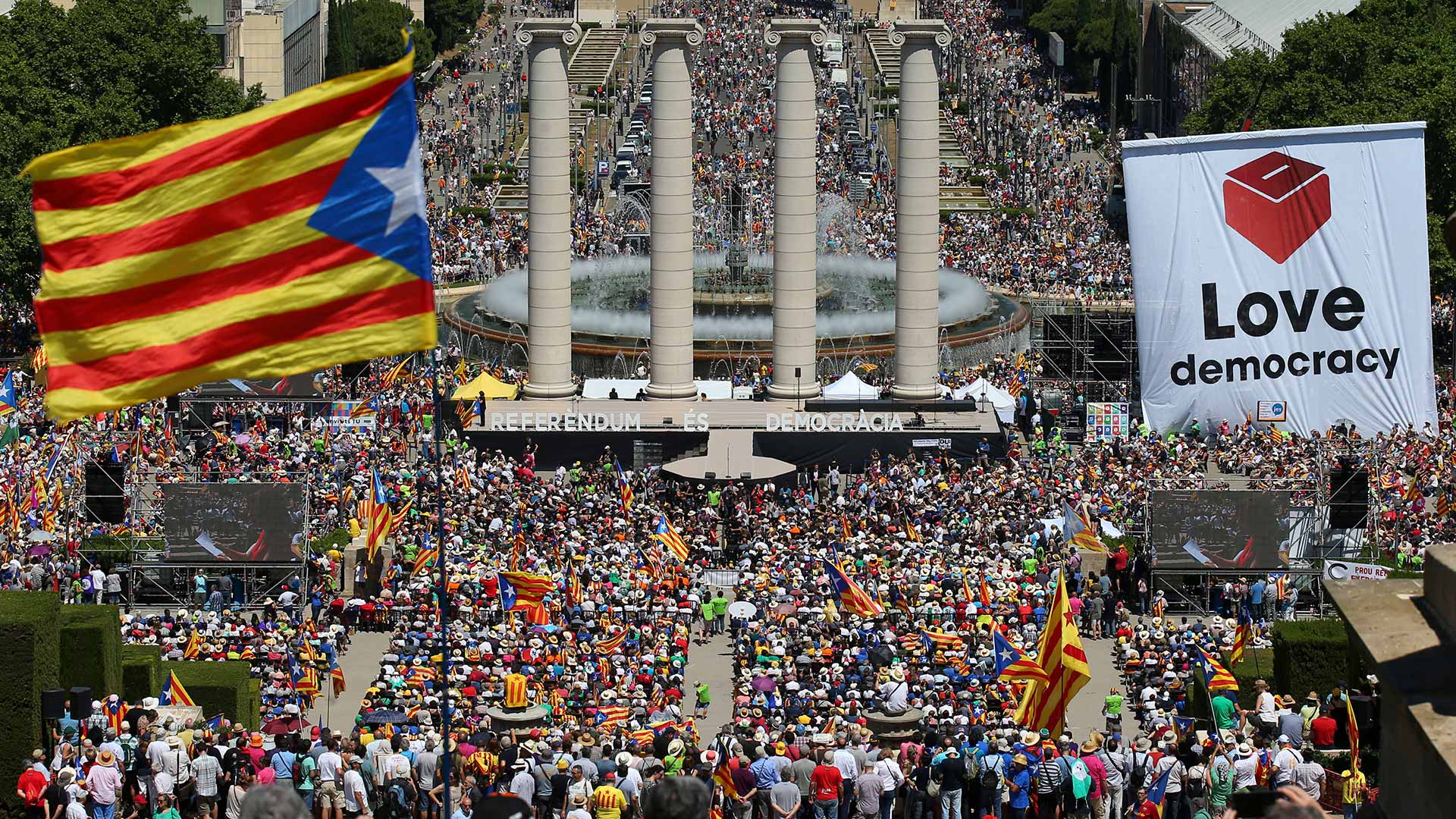 La campaña del ‘sí’ a la independencia catalana comenzará el 15 de septiembre