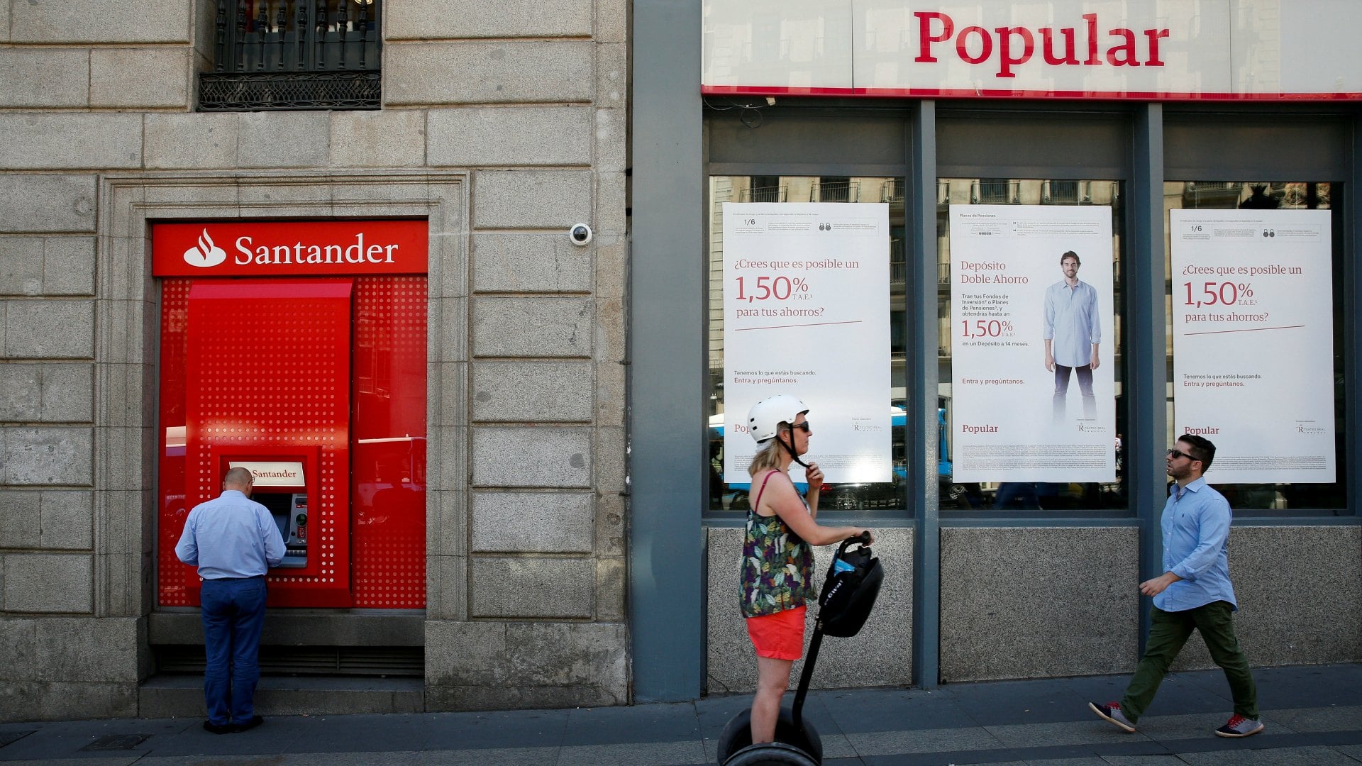 La Comisión Europea aprueba definitivamente la compra del Popular por el Santander
