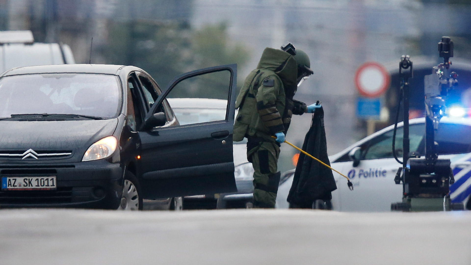 La policía detiene en Bruselas a un conductor sospechoso de llevar explosivos