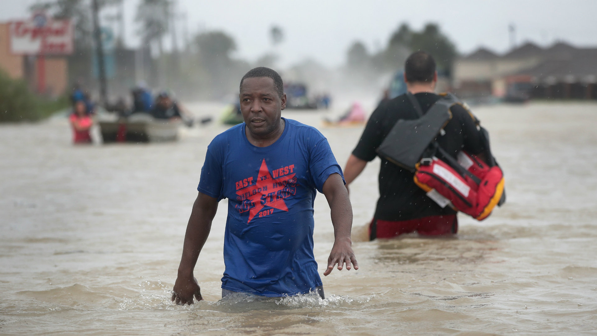 Las «históricas» inundaciones de la tormenta Harvey dejan miles de afectados