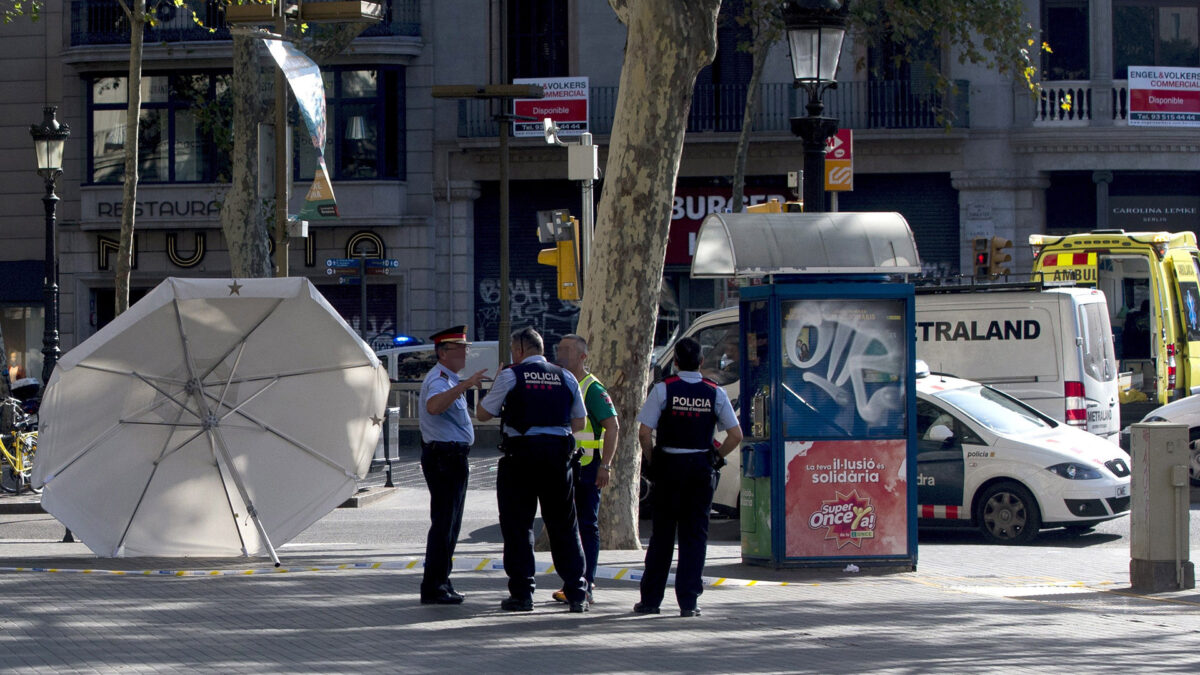 El atentado de La Rambla, en imágenes