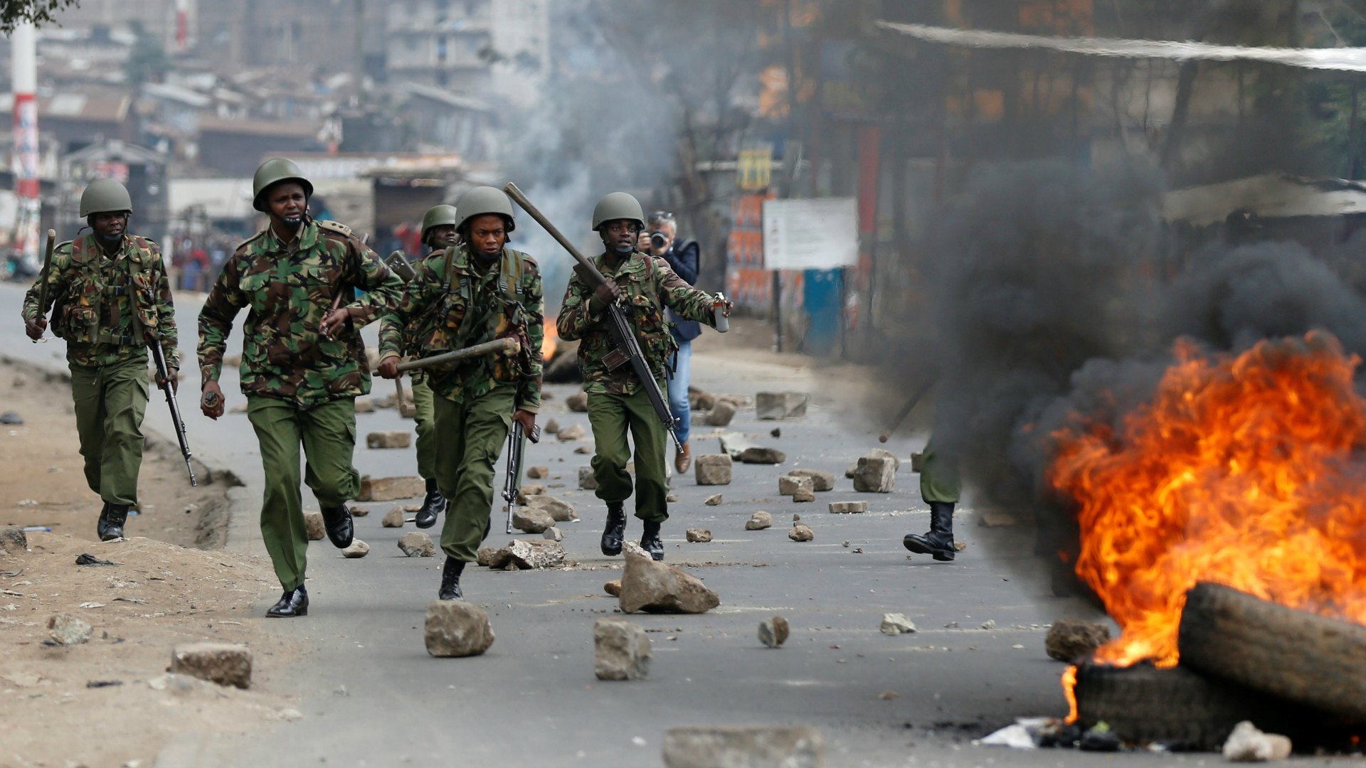 Primeros disturbios tras la denuncia de fraude electoral en Kenia