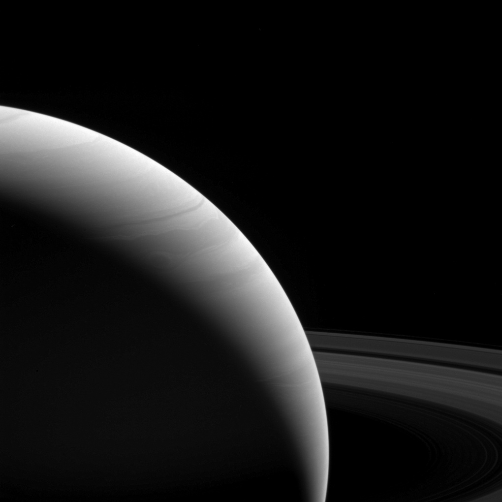 Cassini se despide de Saturno para siempre 1