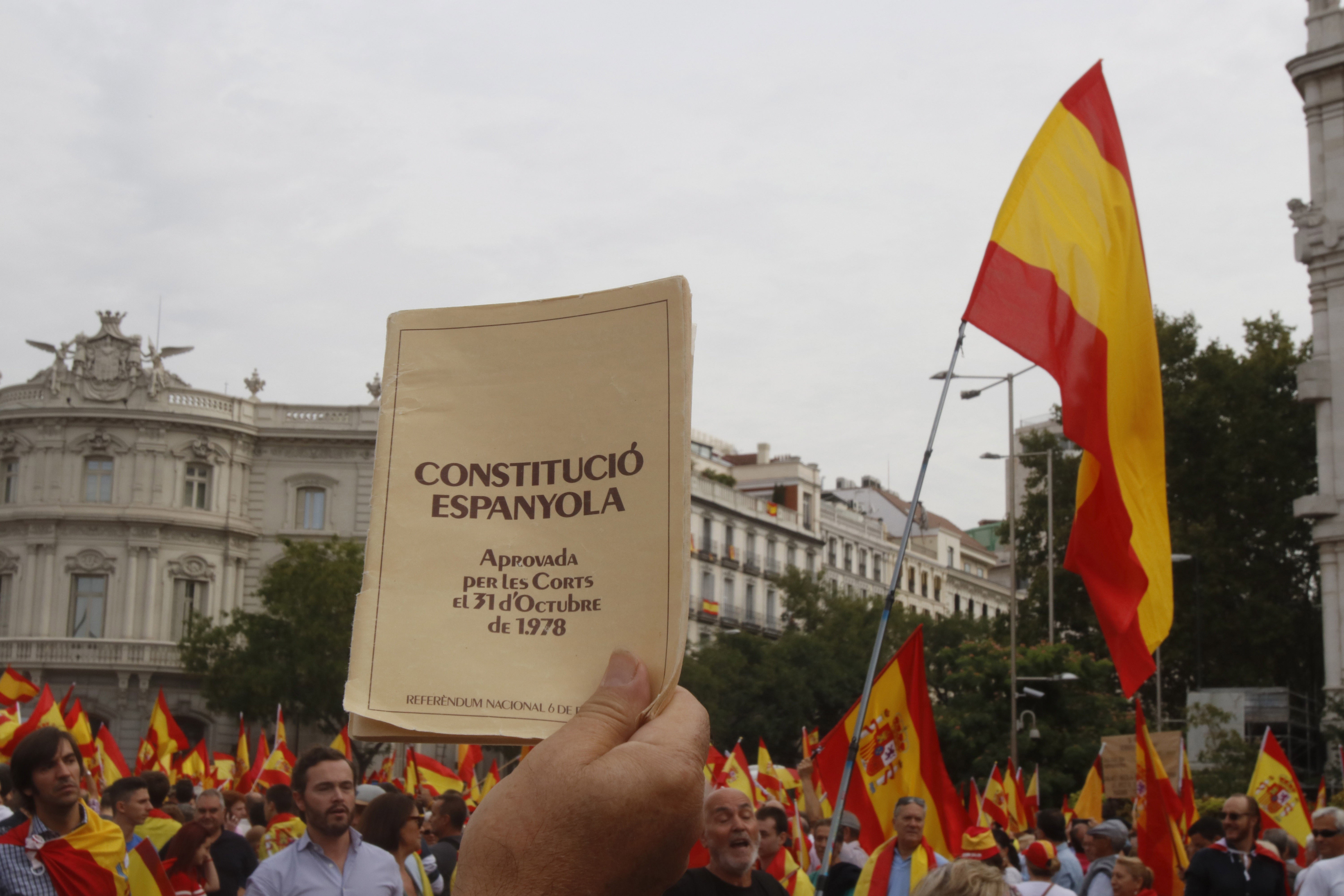 España se manifiesta a puertas del 1-O 1