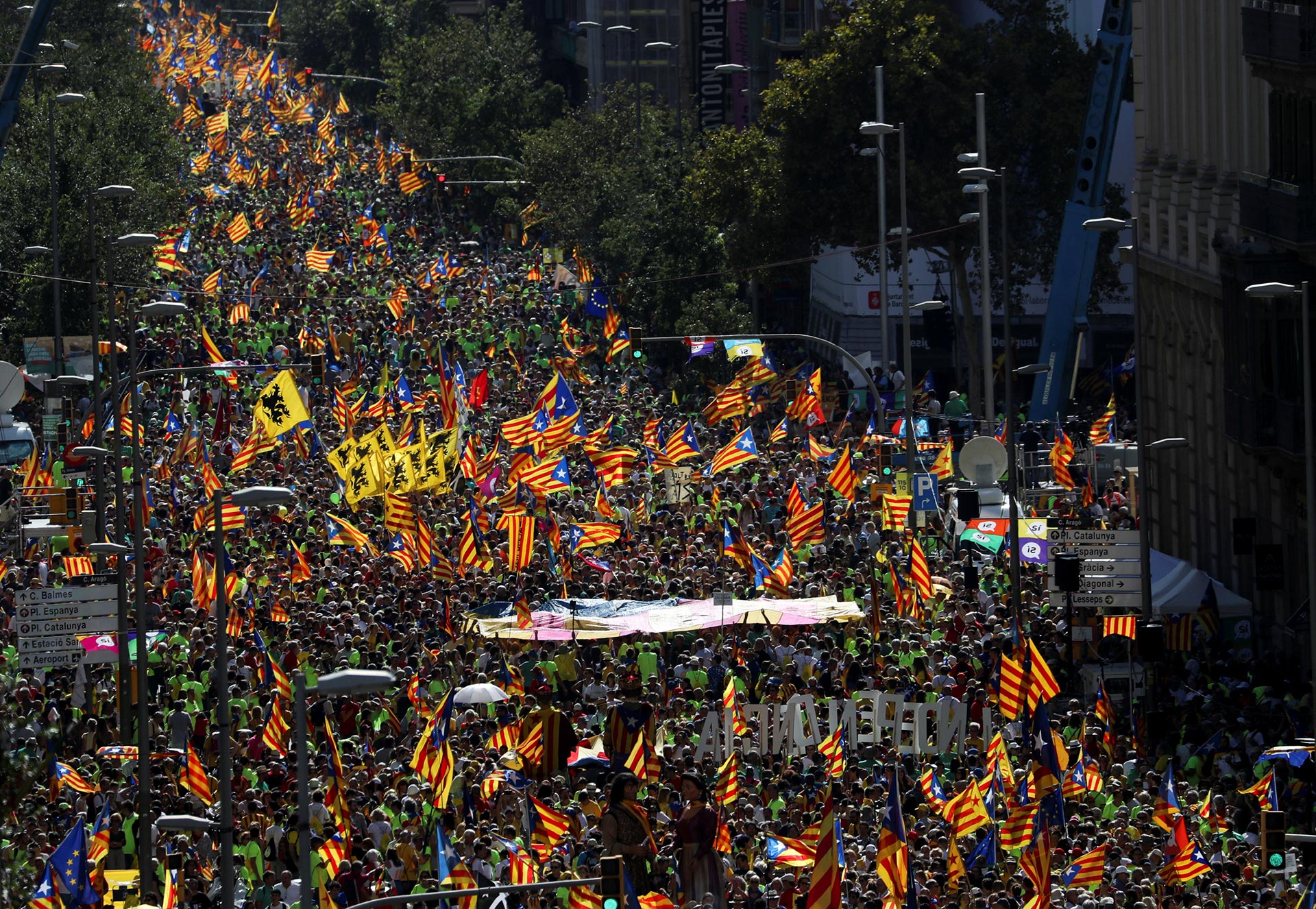 La Diada del millón por la independencia de Cataluña 4