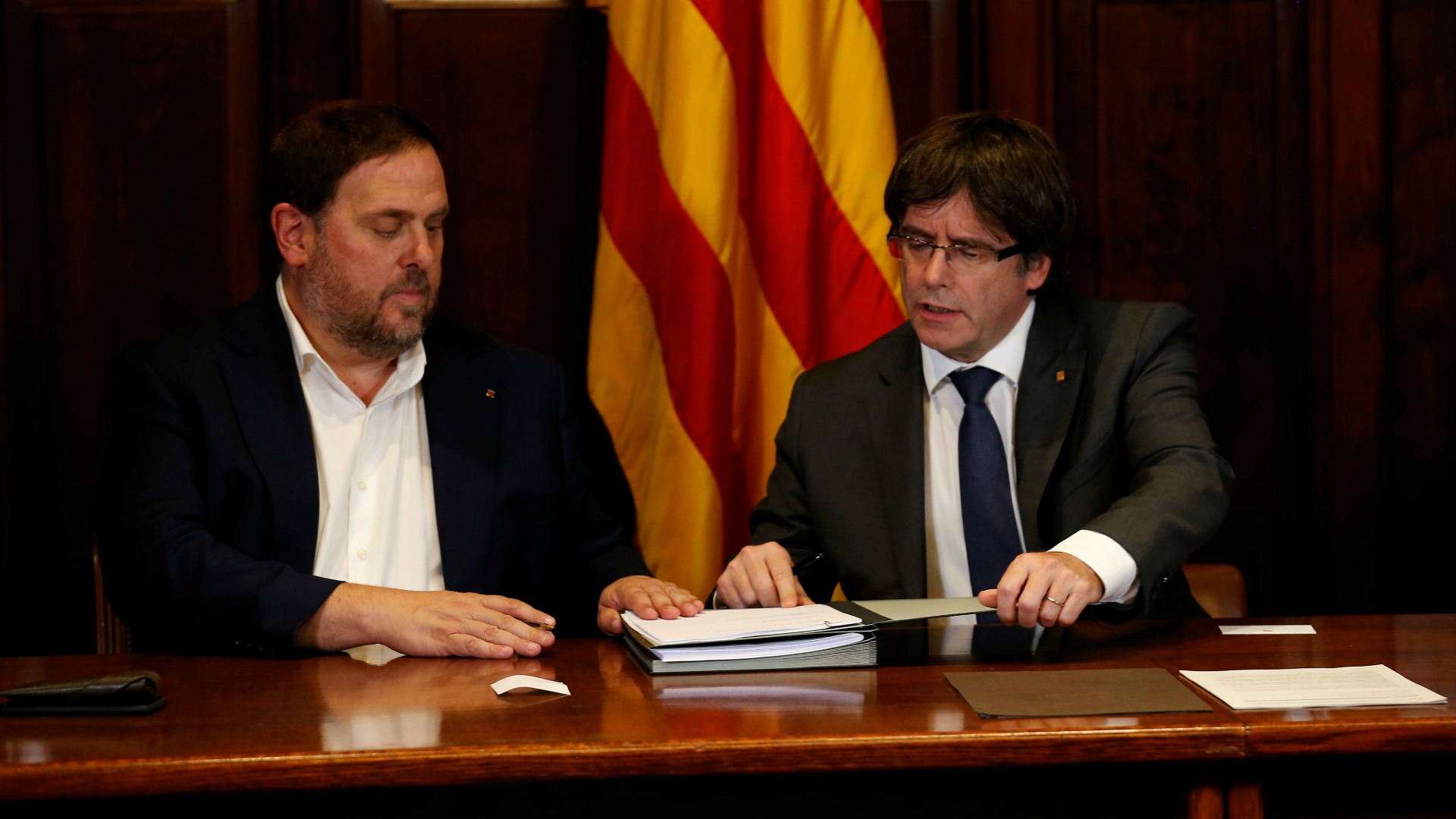 El fiscal general se querella contra el gobierno catalán y la Mesa del Parlament