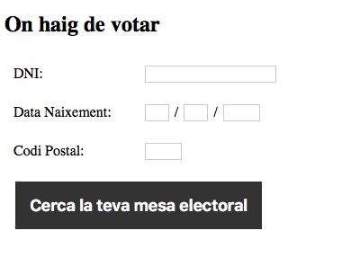 La Generalitat da a conocer los colegios electorales para votar el 1-O 1